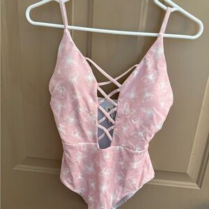 Dippin' Daisy's Pink Butterfly One Piece Swimsuit